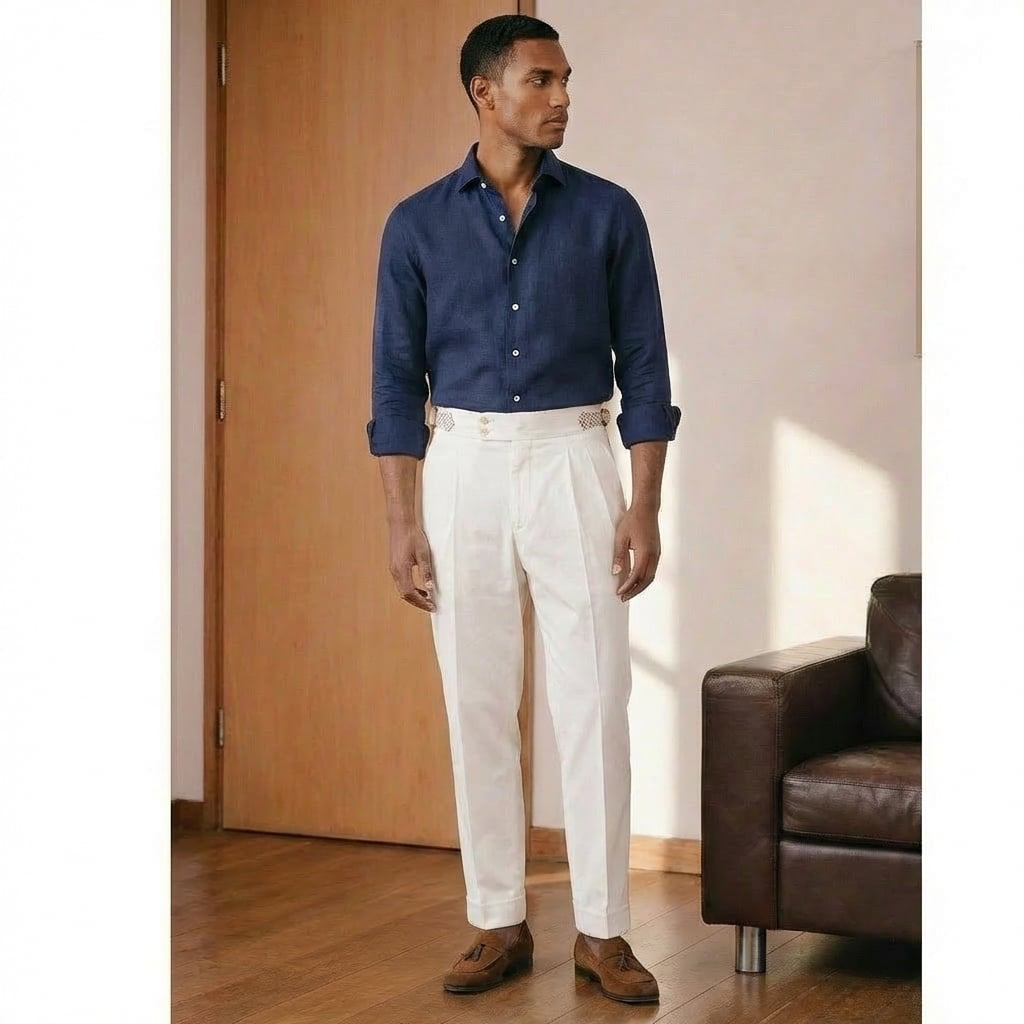 Cotton Pants (Off-White)